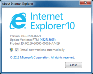 Internet Explorer download